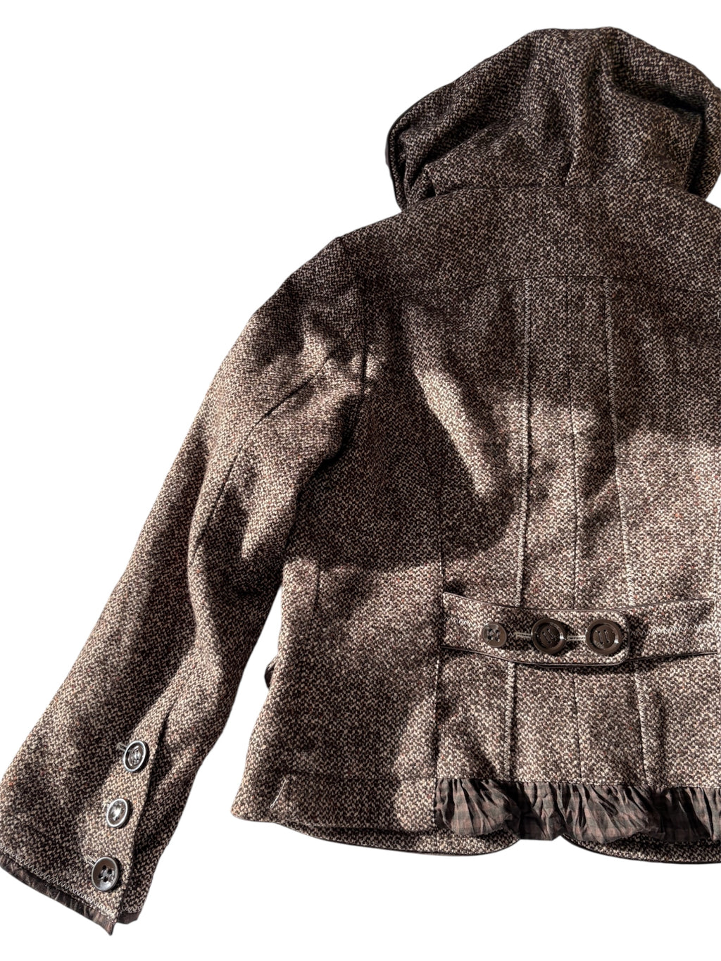 90s Asymmetric button up jacket