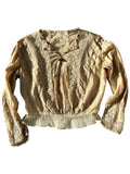 True vintage embroidered bodice blouse