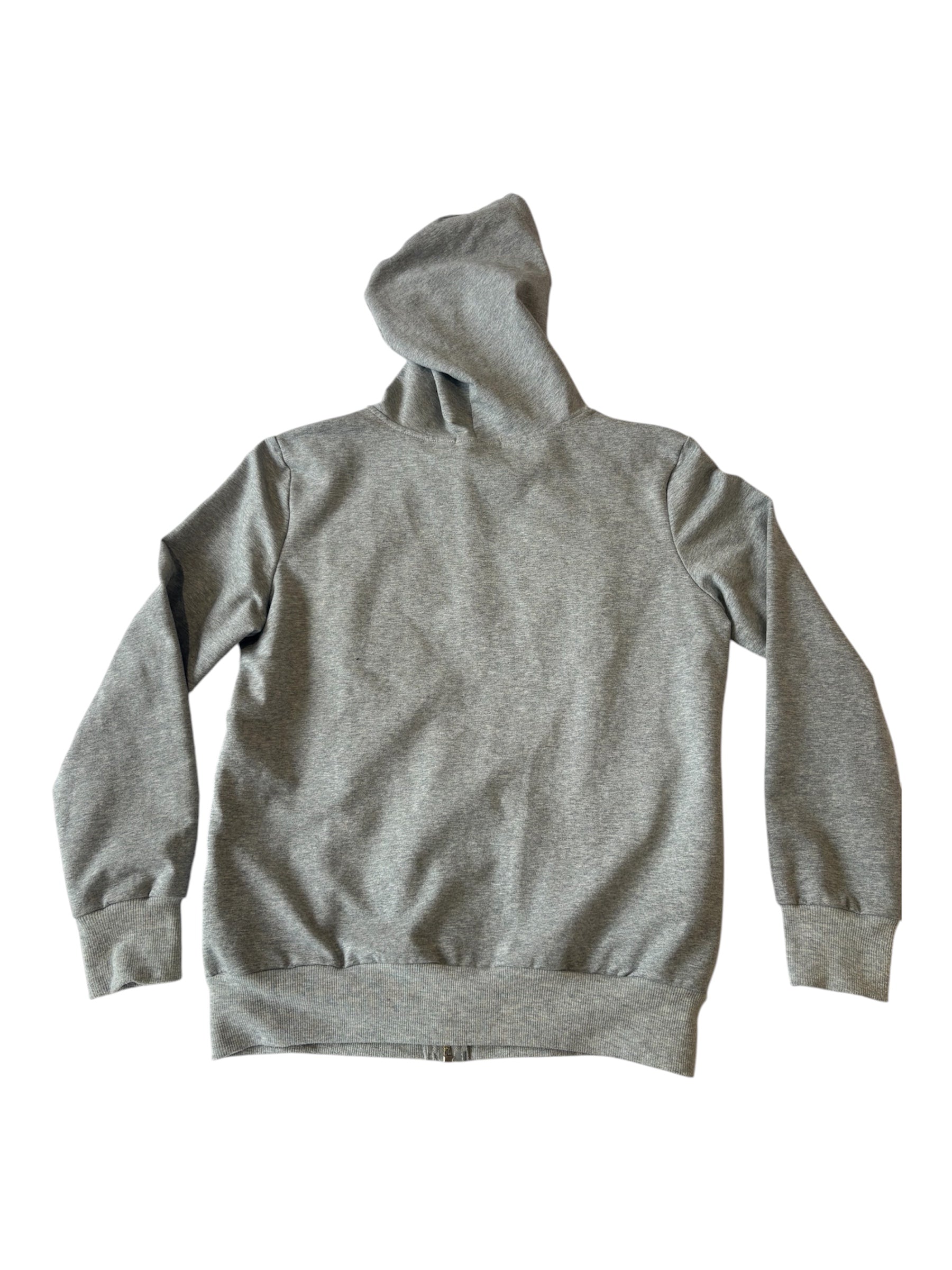 Grey jersey military jacket