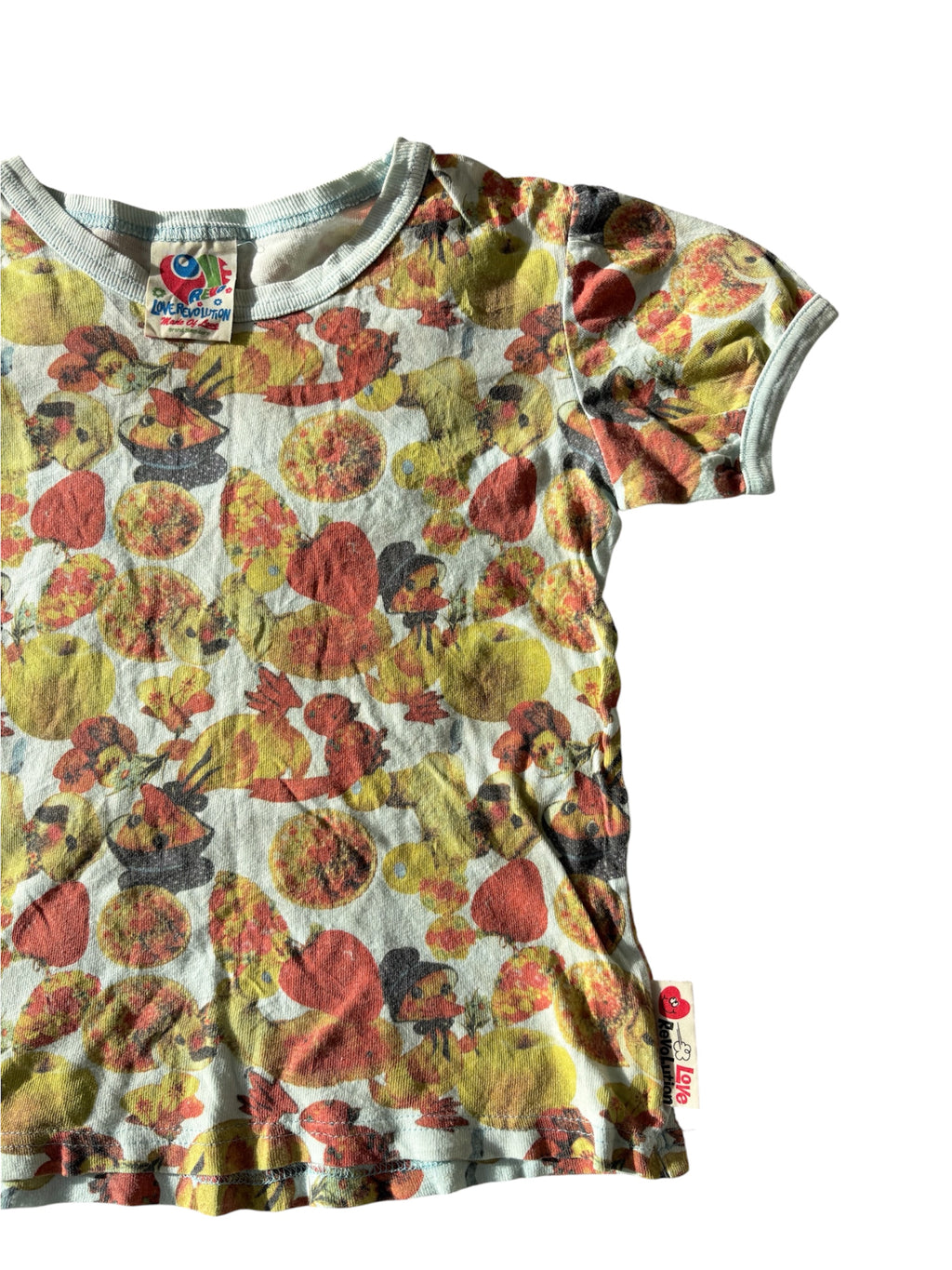 Japanese Y2K graphic baby tee