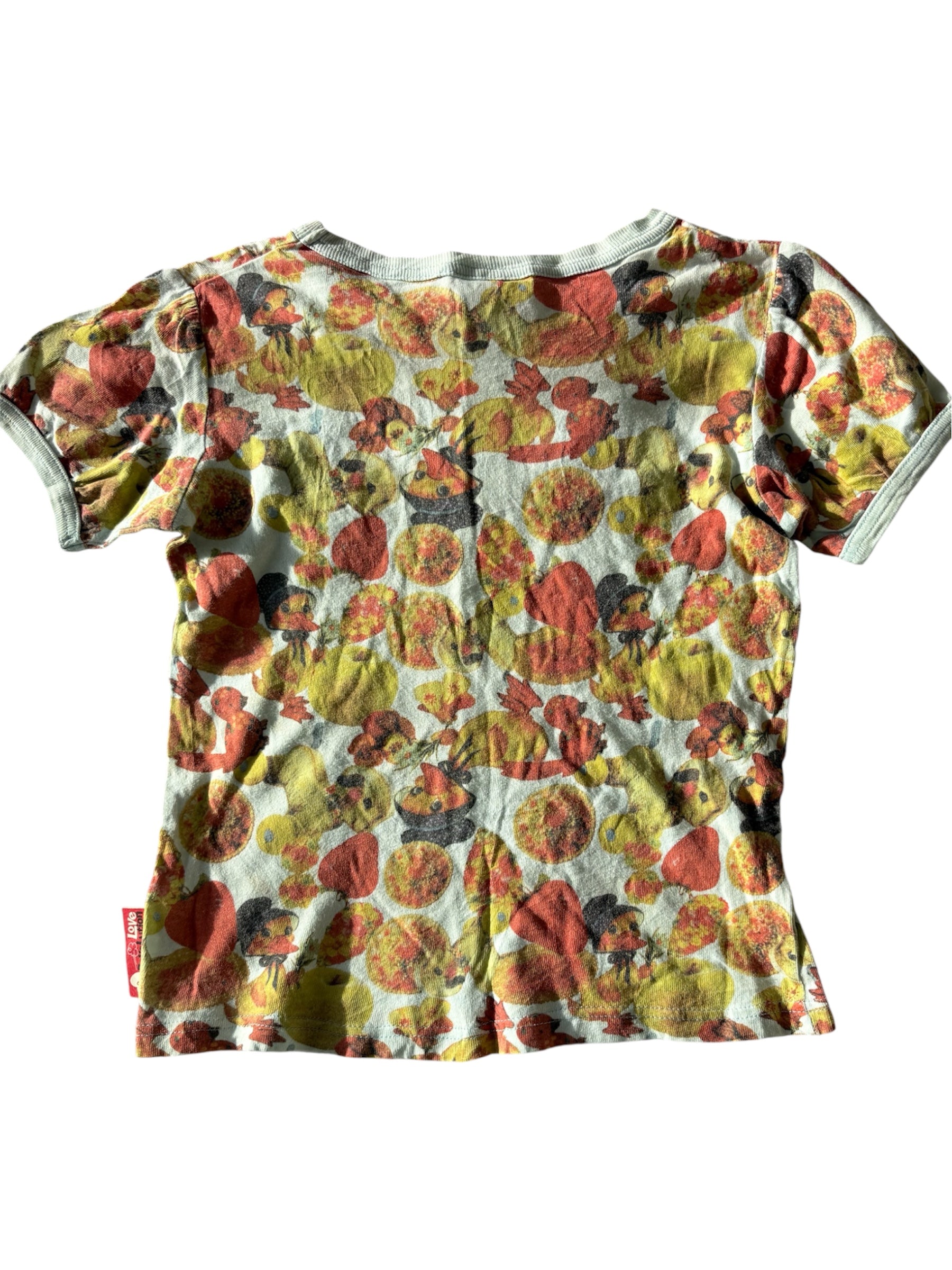 Japanese Y2K graphic baby tee