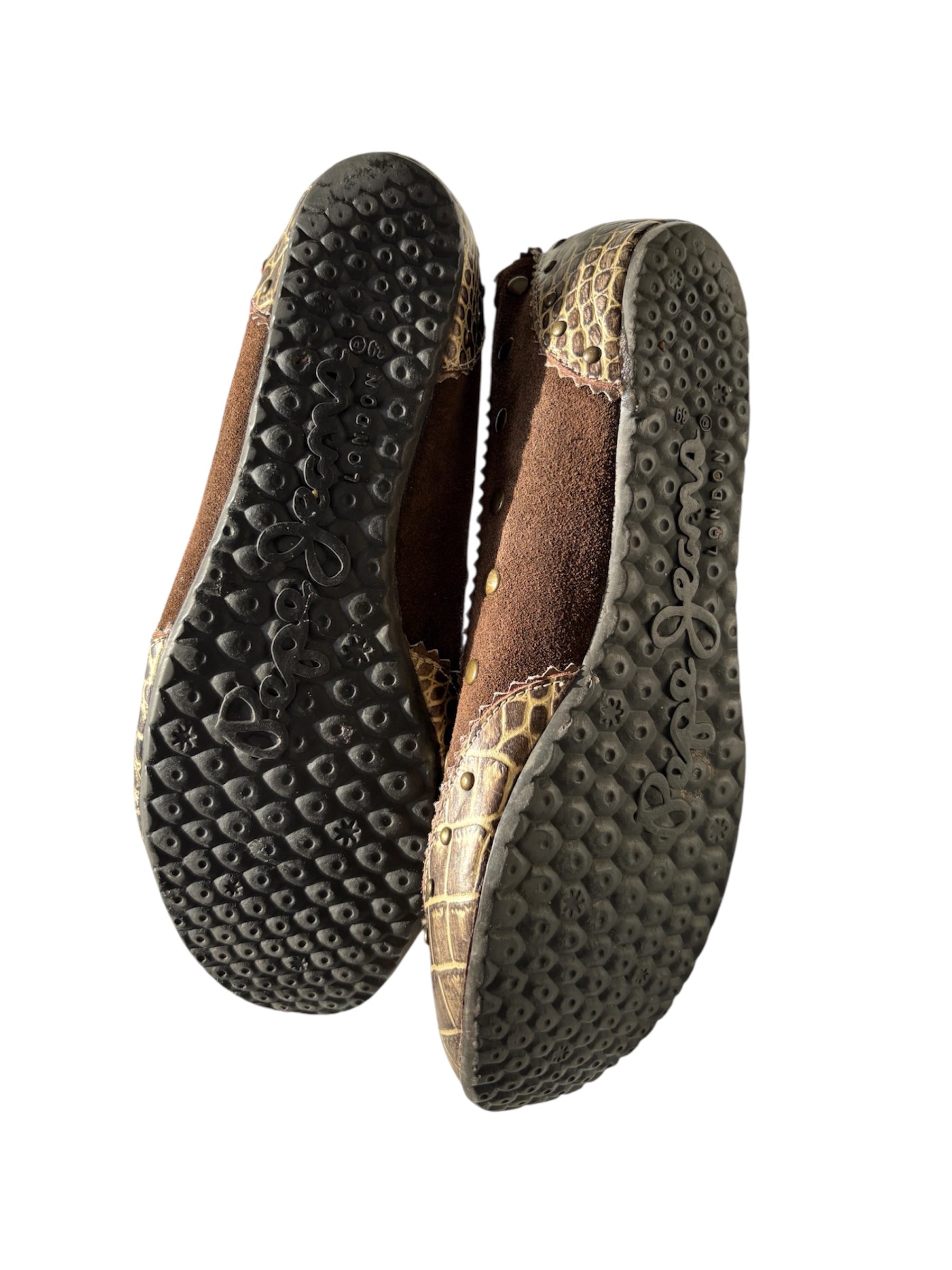 Y2K Pepe Jeans western studded ballet flats!