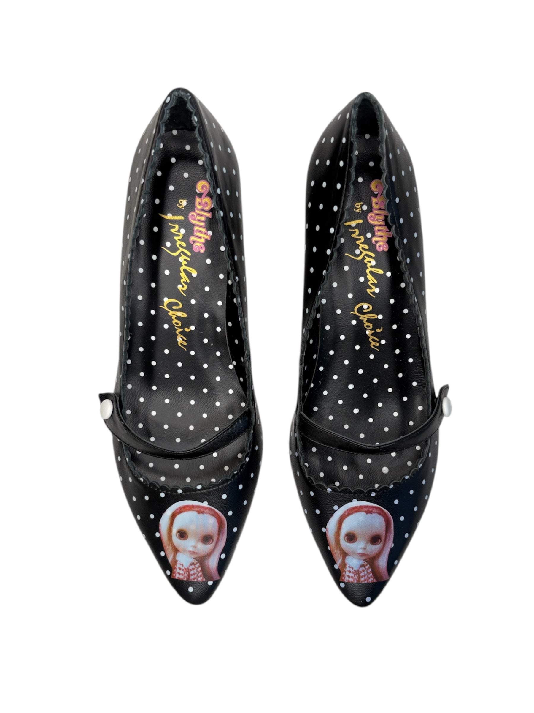 Brand new 2006 Blythe + Irregular Choice kitten heels