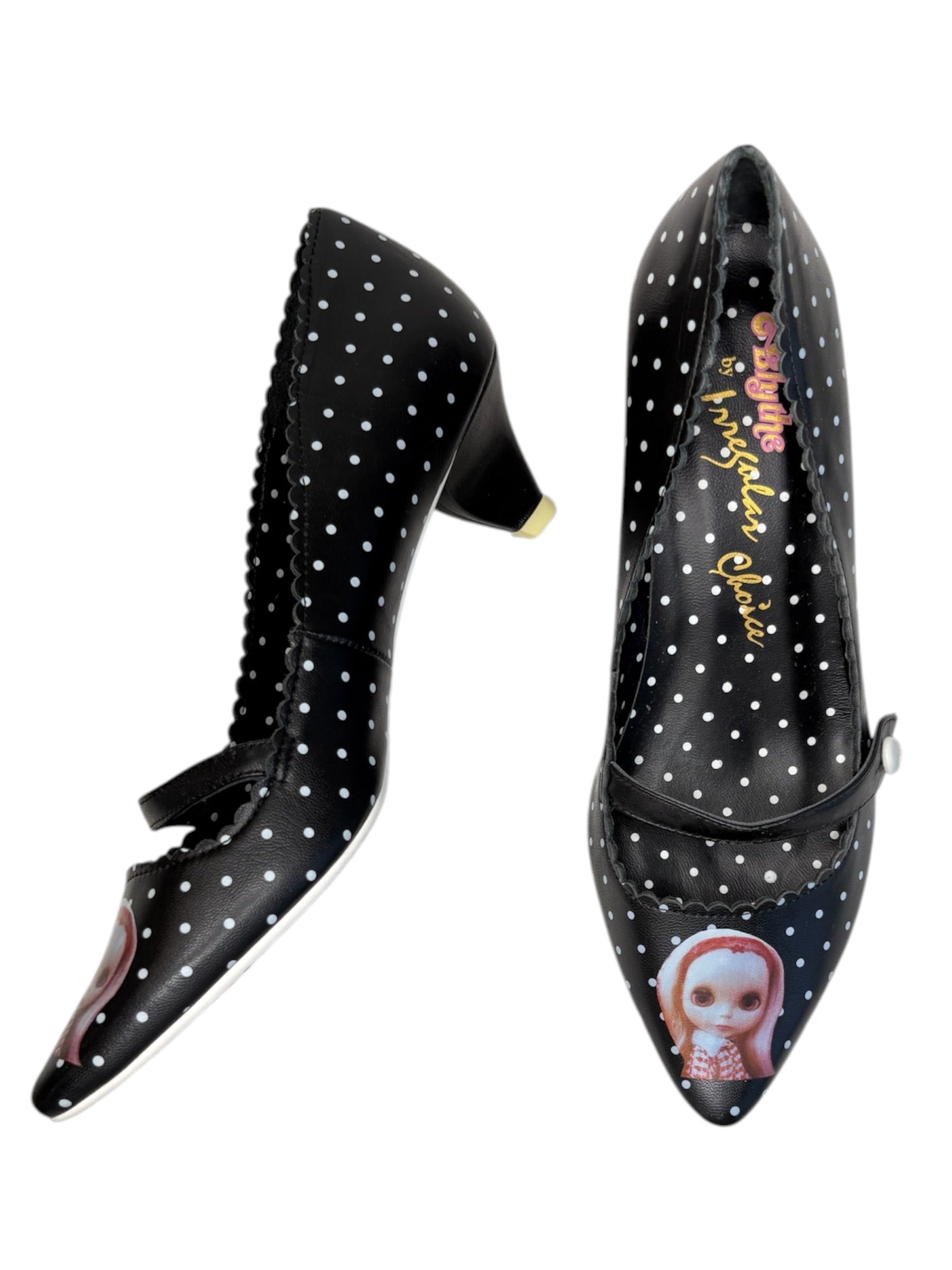 Brand new 2006 Blythe + Irregular Choice kitten heels