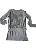 1 of 1 sample distressed cotton mini dress ~