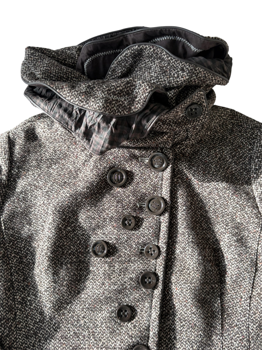 90s Asymmetric button up jacket