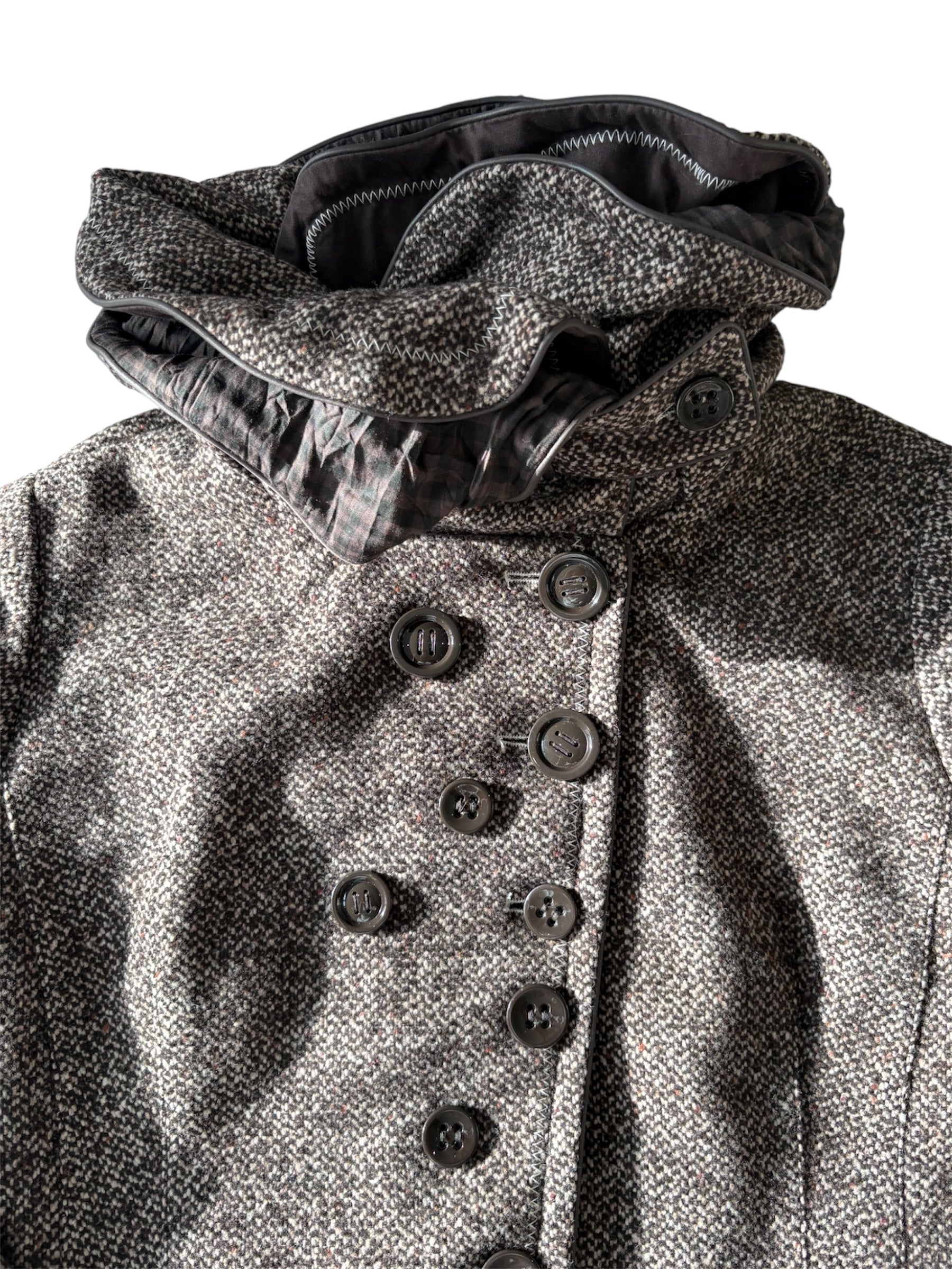 90s Asymmetric button up jacket