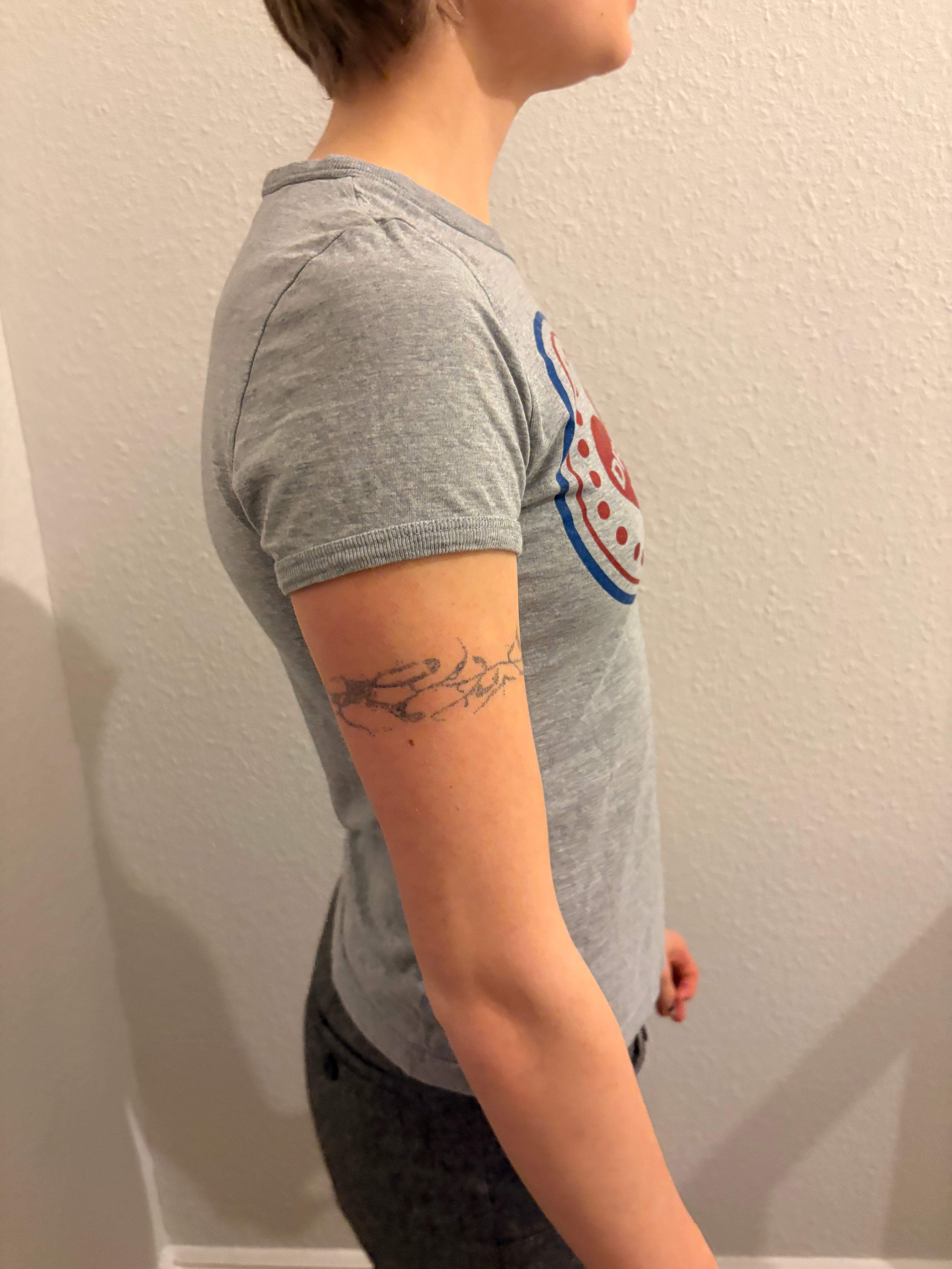 Y2K Moschino Graphic Slogan Baby Tee