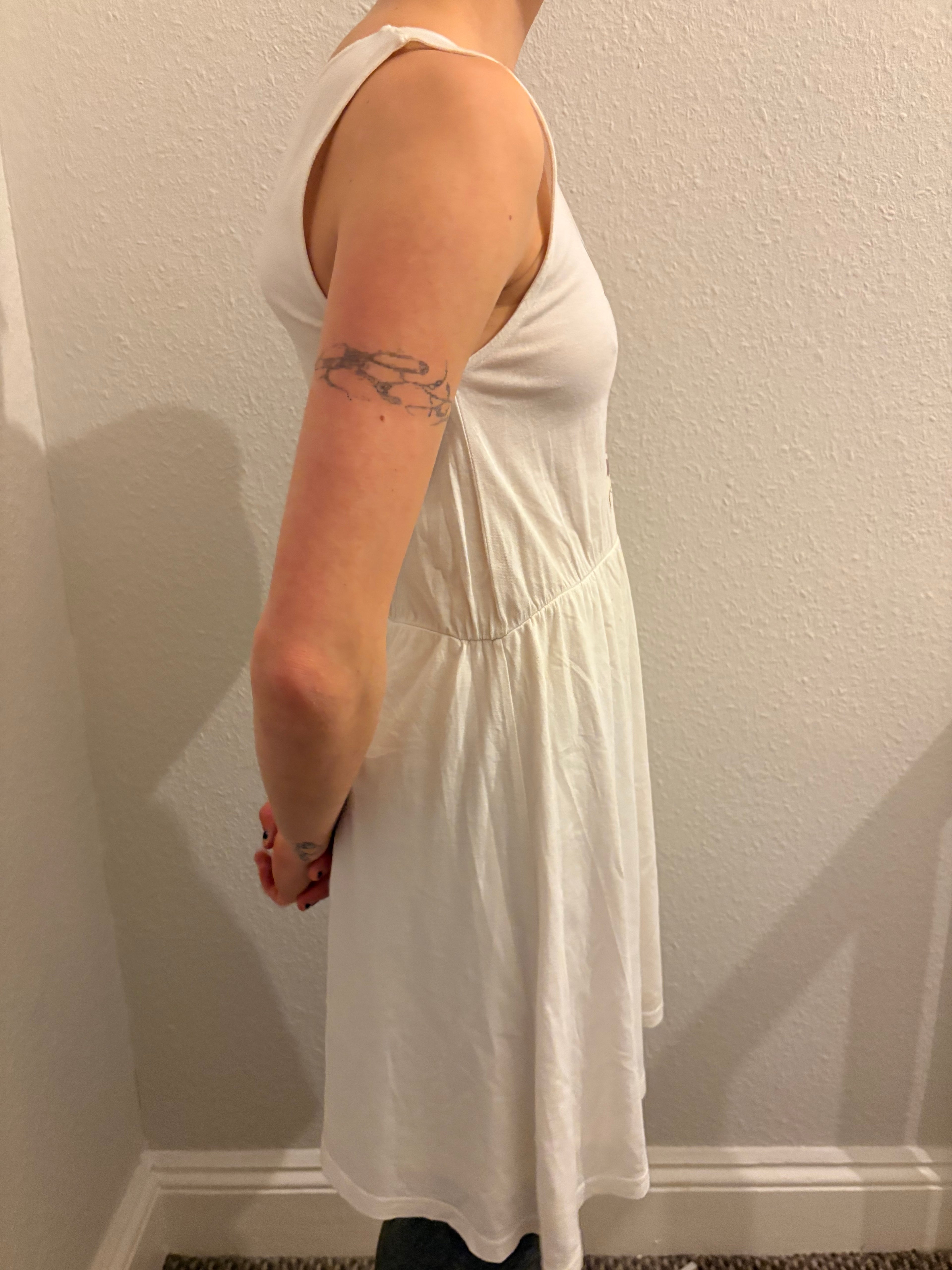 Japanese Vintage Jesus + Bird Graphic Skater Dress