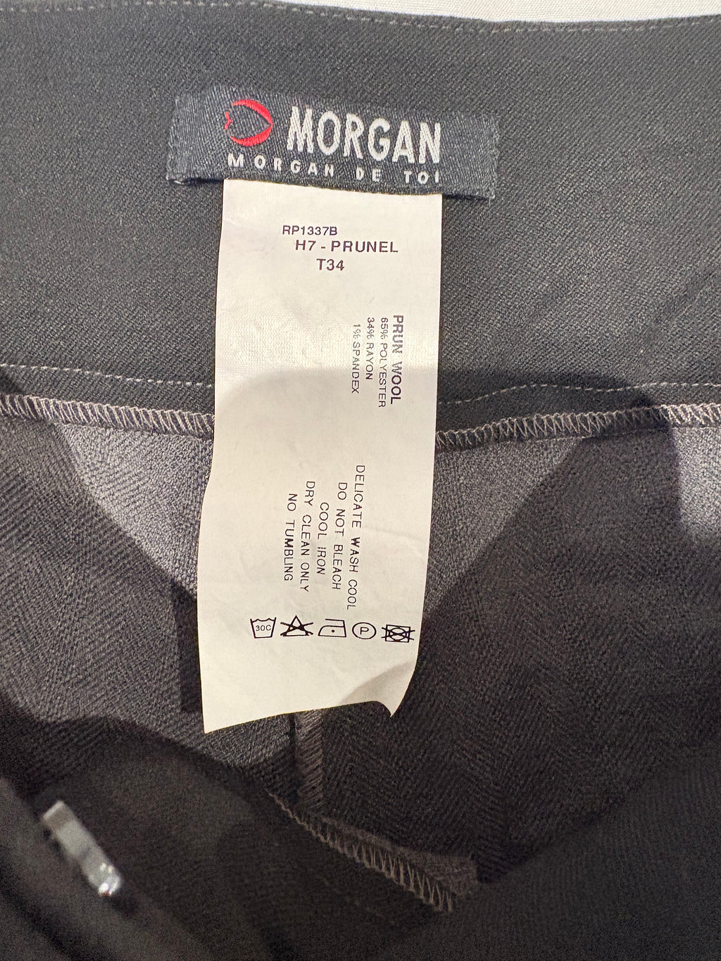 Vintage Morgan de Toi Layered Effect Mini Short