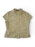 Y2K ‘Double Breasted’ Asymmetric Button Up Blouse