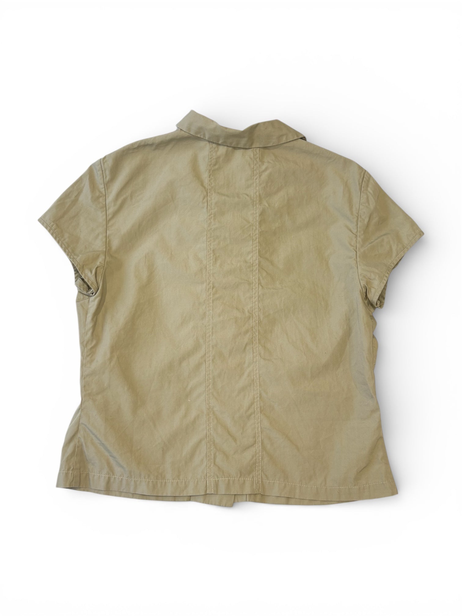 Y2K ‘Double Breasted’ Asymmetric Button Up Blouse