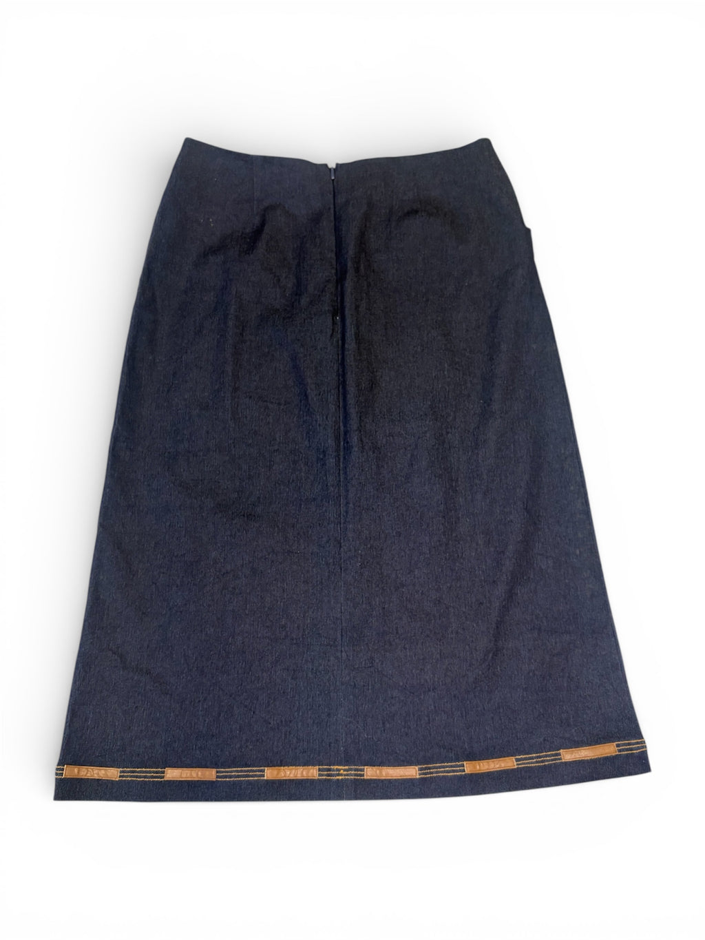 Y2K Japanese Embroidered Midi Skirt