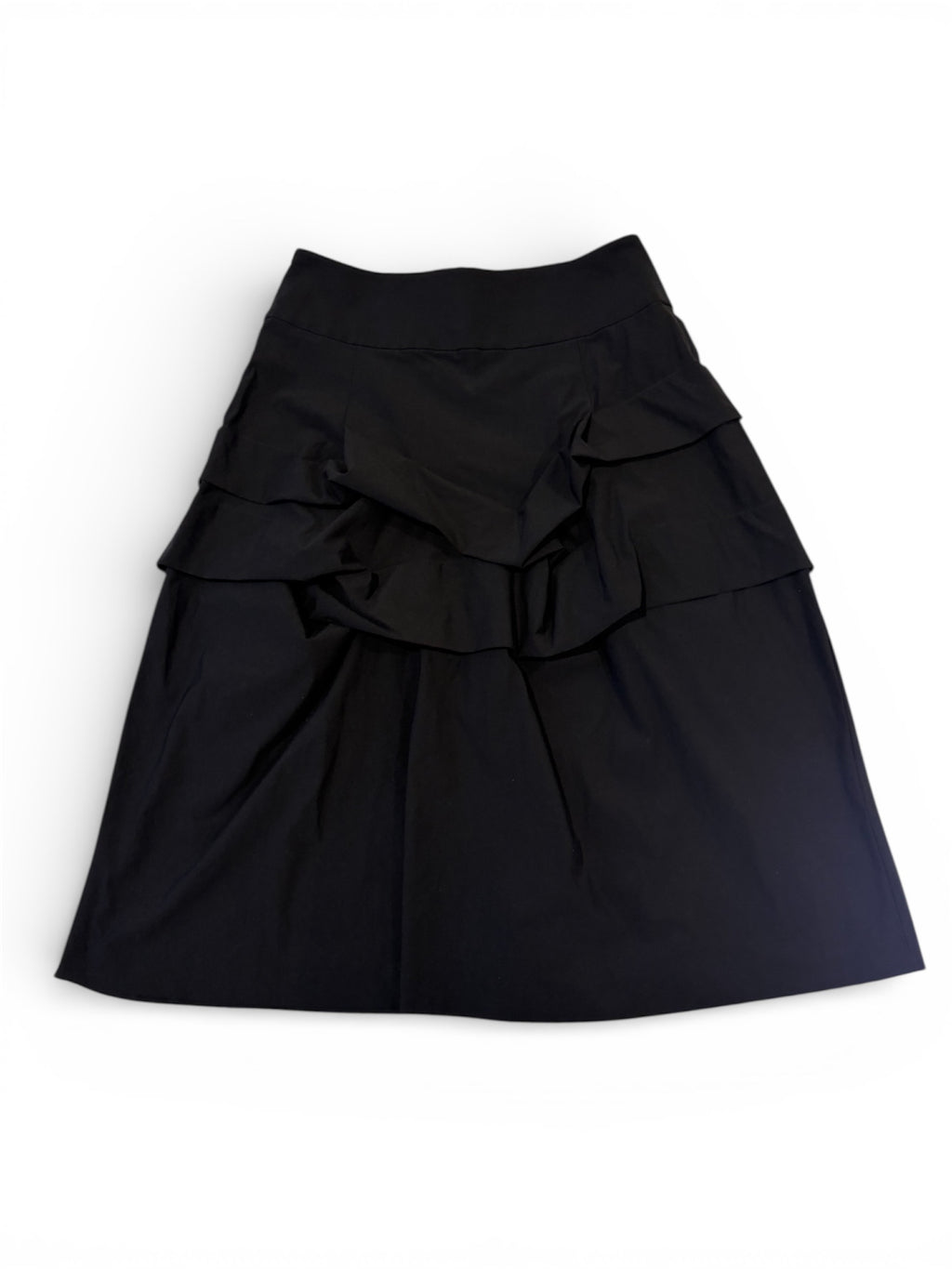 Archive Hiriko Koshino Ruched Asymmetric Skirt