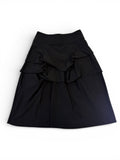 Archive Hiriko Koshino Ruched Asymmetric Skirt