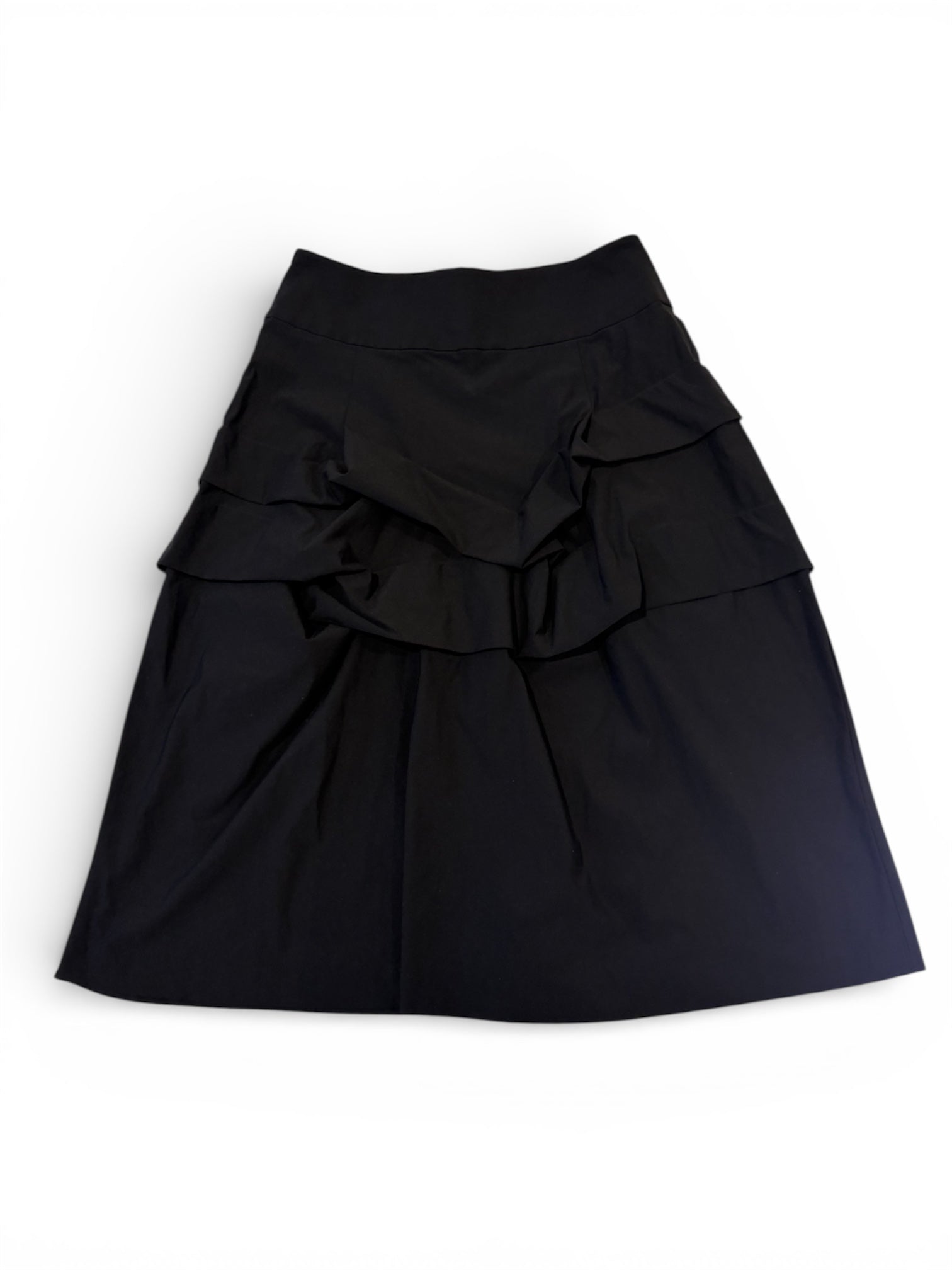 Archive Hiriko Koshino Ruched Asymmetric Skirt