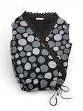 Archive Lace-Trimmed Polka-Dot Vest