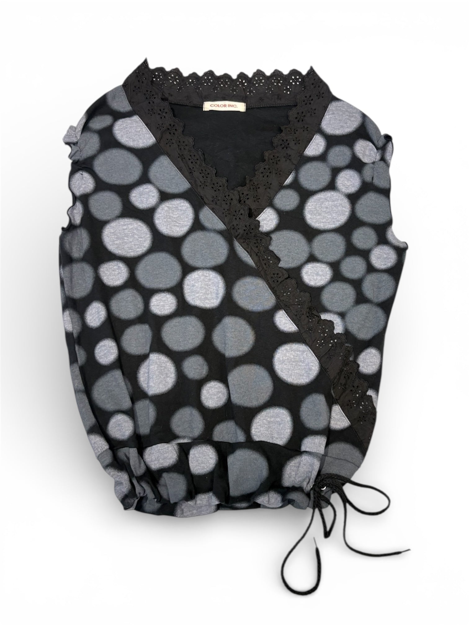 Archive Lace-Trimmed Polka-Dot Vest