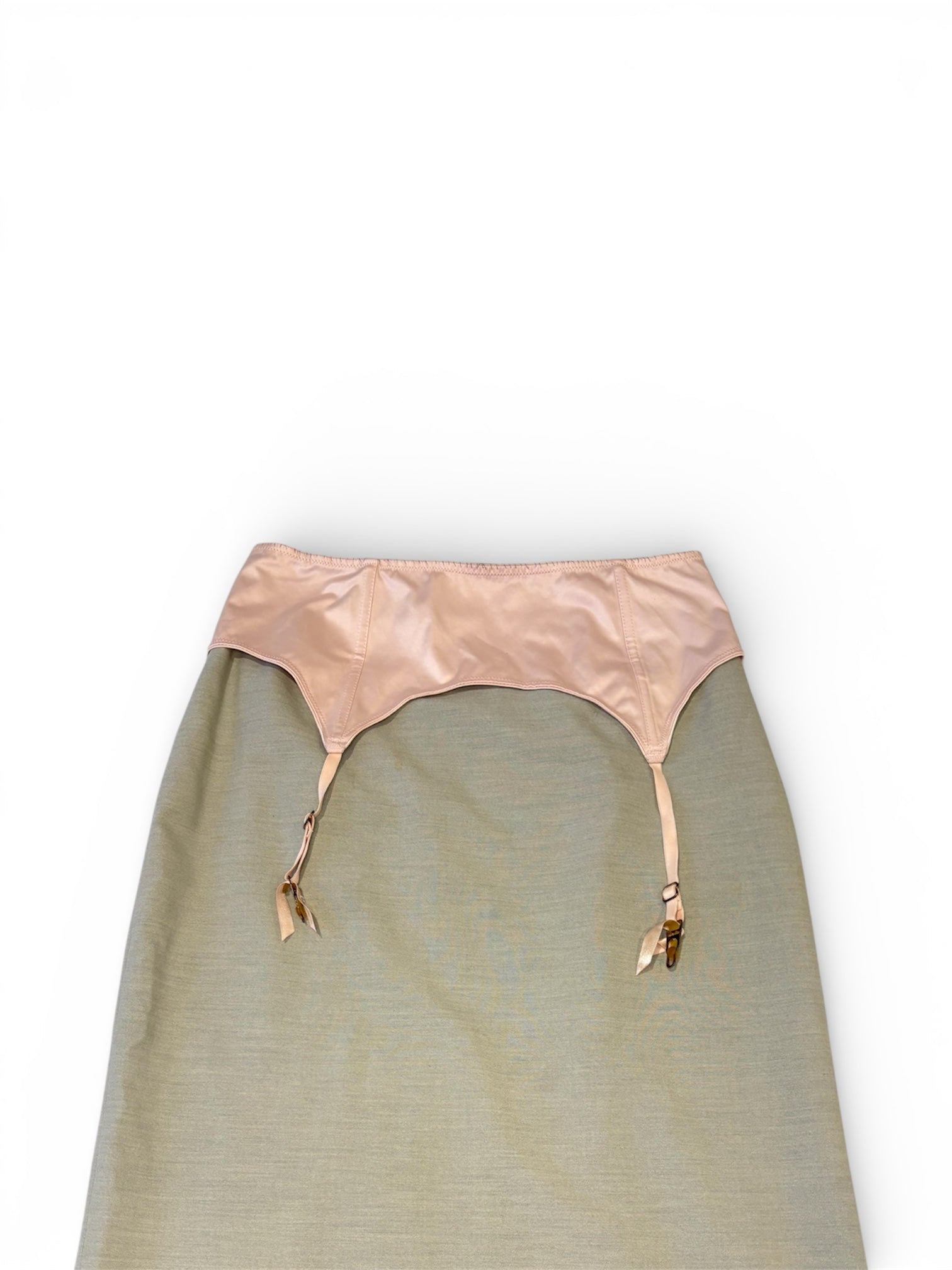 Y2K Handmade Garter Maxi Skirt