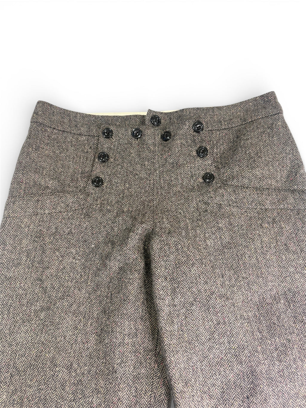 Japanese Vintage Sailor Style Button Capris