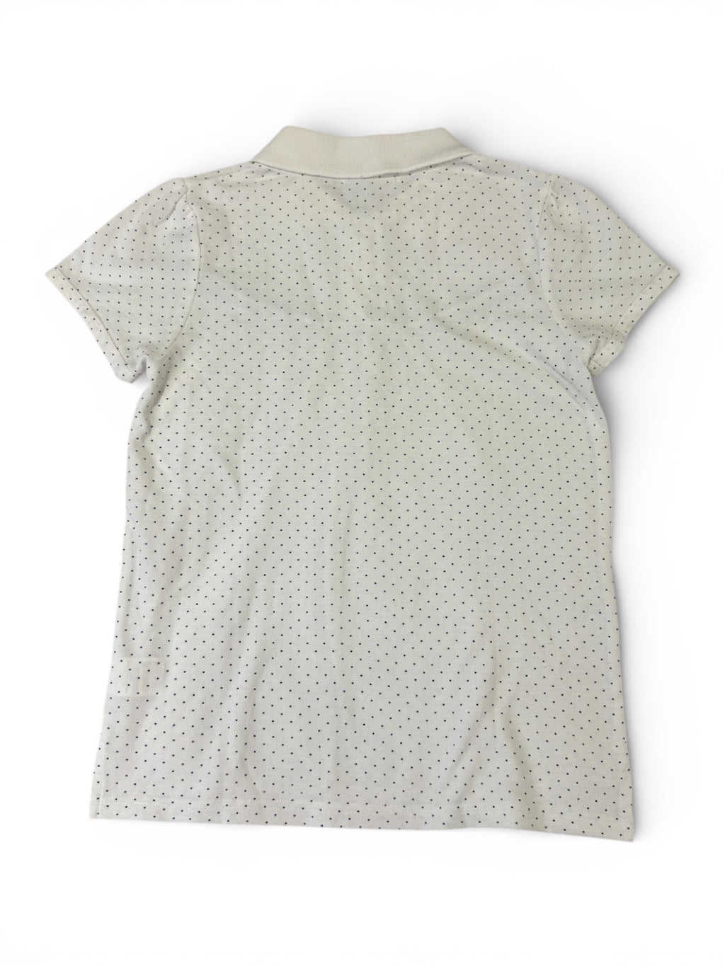 Y2K Japanese Frill Polka Dot Polo Top